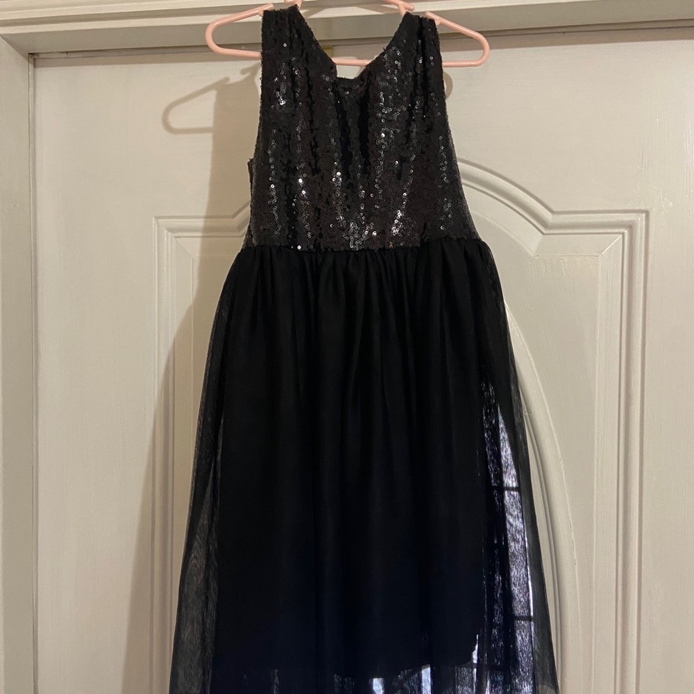 Girls black dress